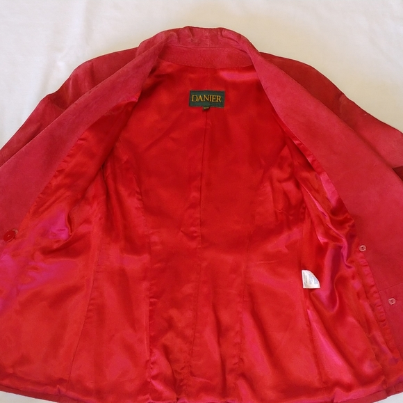 Vintage Danier Suede Jacket & Skirt Set - Picture 2 of 12